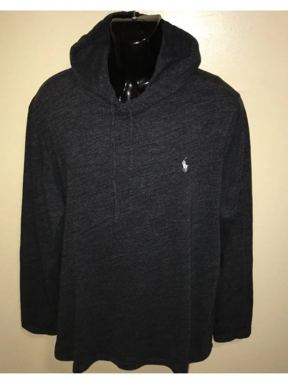 Men's Polo Ralph Lauren Hooded Long Sleeve T-shirt-Size XL